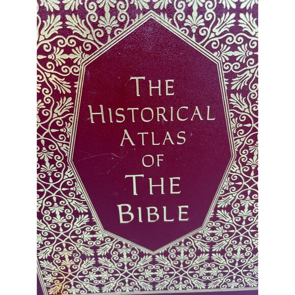 The Historical Atlas Of The Bible By Ian Barnes  Chartwell Books 2009 Gold Leaf - Picture 10 of 14